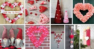 Achim gingham hearts tier & valance kitchen window. 30 Romantic Diy Valentine S Day Decorations Make House Cool