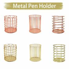 Rose Gold Bedroom Accessories Pen Holder Pot Copper Wire Mesh Makeup Organiser For Sale Ebay Delivering products from abroad is always free, however, your parcel may be subject to vat, customs duties or other.