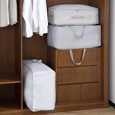 أكسفورد كيس لحاف من القماش قابل للغسل القطن تخزين كيس من القماش خزانة لحاف حقيبة الملابس الانتهاء من المنزل تاوباو towel rack home towel