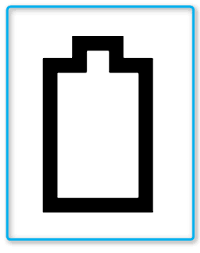 Empty Battery Icon In Android Style This Empty Battery Icon Has Android Kitkat Style If You Use The Icons For Android Apps We Battery Icon Android Icons Icon