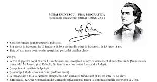 Pentru al şaselea an consecutiv, în ziua de 15 ianuarie, data naşterii poetului mihai eminescu, sărbătorim ziua culturii române, „o zi de reflecție asupra culturii române şi a proiectelor culturale de. Cu Prilejul Zilei De 15 Ianuarie Ziua In Care SÄrbÄtorim NaÈterea Poetului Mihai Eminescu Am PregÄtit Pentru ÈcolÄrei O FiÈÄ Care ConÈin Ecards Memes