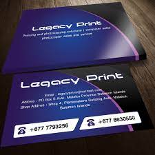 Modern red professional business card design. Visiting Card Design For Xerox Shop Promotions