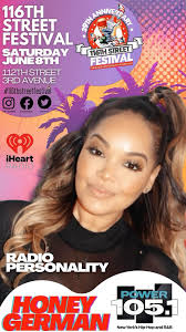 Who’s been to #116thStreetFestival before? El Sabado June 8th I’m popping  out for my Latinos 🇩🇴🗽🇵🇷 meet me at that @iheartradio stage