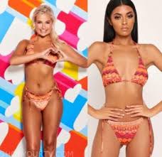 Tommy officially asks molly to be his girlfriend and does it in the cutest/cringiest (whichever way you prefer. Love Island Season 5 Promo S Molly S Orange Print Bikini Shop Your Tv