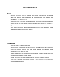 Maybe you would like to learn more about one of these? Motto Dan Persembahan