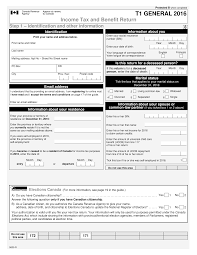 Income Tax And Benefit Return Page 1 Income Tax Tax Forms Income