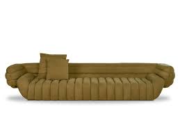 Housse is a sofa with a classical shape, welcoming like a nest; Tactile Sofa By Baxter Design Vincenzo De Cotiis