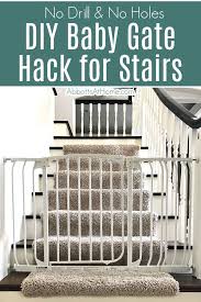 Check spelling or type a new query. Diy Baby Gate Hack For Stairs No Drill Abbotts At Home
