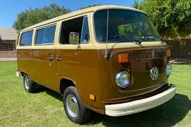 Image result for Brown Beige 1950 VW Bus