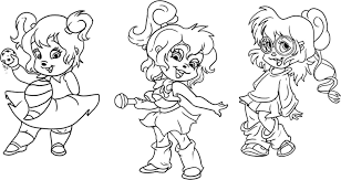 Chipettes Coloring Pages Cartoon Coloring Pages Free Coloring Pages