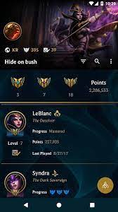 Highest Mastery Points League Of Legends Every Champions - Mobile Legends