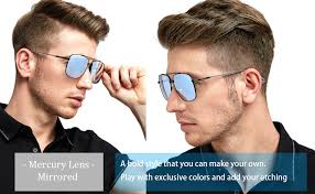 SIPLION Men's Rectangular Polarized Metal Sunglasses UV Protection  6055-BLACK : Amazon.co.uk: Fashion