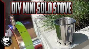 By designing a detachable feeding tube, combustion chamber, and grill grid, he produced a rocket camp stove that packs down just like his tent. 35 Diy Mini Solo Stove Youtube