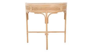 4.3 out of 5 stars, based on 49 reviews 49 ratings current price $51.28 $ 51. Rattan Cane Half Moon Semi Circular Console Or End Table Natural Half Moon Console Table Rattan End Tables