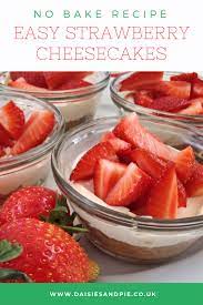No Bake Strawberry Cheesecake Recipe Recipe Easy Cheesecake Recipes Cheesecake Recipes Summer Dessert Recipes