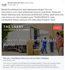 Dah ada rumah untuk menginap? Announcing Partnership With Rumahsewa Com Thelorry