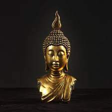 Royal Golden Polyresin Buddha Statue For Home Decor Statue Bodhisattva Buddha Statue