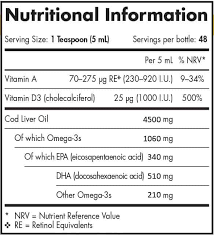 Nordic Naturals Arctic D Cod Liver Oil 237 Ml