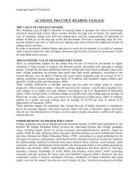 Academic Reading Passage Passage The Value Of A College Degree Cambridge English Ielts Book 10 Page 1 Ielts Reading Ielts Reading Academic Ielts