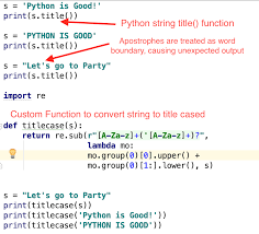 But graphene keeps things snake cased in python. Python String Title Journaldev