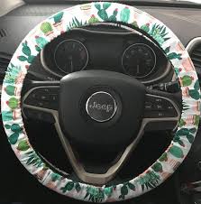 Potted Cactus Steering Wheel Cover Keychain Cute Car Accessories Cute Cars Car Wheel Cover
