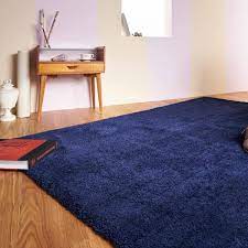 Hochflor ist nicht gleich hochflor. Hochflor Teppich Contzencolours 020 Indigo Blau 90x160 Cm