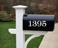 Place your mailbox 6″ to 8″ back from the curb. Clearly Display Address House Numbers Harford County Md