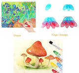 (Out of Stock) 24 Pack Silky Crayons Non-Toxic Washable Crayon 3 in 1 Effect-Crayon Pastel Watercolor, Bucket