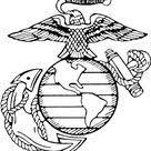 Colors even the colors can have special meaning in a family crest or coat of arms: Free Coloring Pages Of Eagle Globe And Anchor Free Coloring Pages Coloring Pages Usmc Tattoo