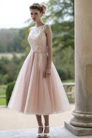 Wedding Dresses Bridesmaids True Bride M625 Tea Length Bridesmaid Dresses Tea Length Wedding Dress Vintage Tulle Bridesmaid Dress