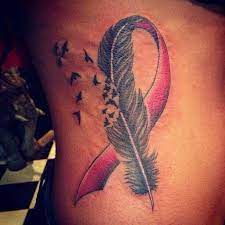 Art includes using inspirational word, butterflies, hearts, names, and other tattoo awareness ribbon design photos or drawings/ sketch ideas. Awesome Breast Cancer Tattoo Tattoo Brustkrebs Tattoos Brustkrebs Tattoo Tattoo Brustkrebs Schleife