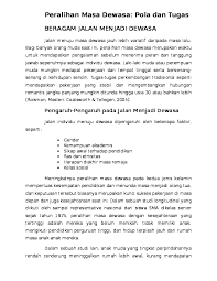 Jurnal tentang perkembangan masa dewasa awal : Doc Psikologi Perkembangan Psikososial Masa Dewasa Muda Tiara Pertiwi Academia Edu