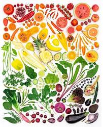 Des Compositions Vegetales Geometriques Des Fruits Et Legumes Crus Agences De Maniere Harmonieuse Le Tra Illustration Vegetale Art Et Cuisine Art Alimentaire