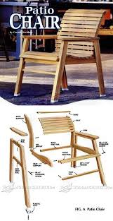Patio Chair Plans Outdoor Furniture Plans Projects Woodarchivist Com Hjem Trearbeid Stol