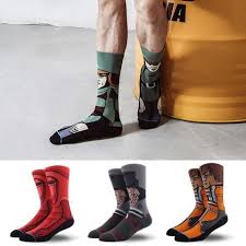 Star Wars The Last Jedi Fashion Funny Cotton Socks Men Women Crew Long Happy Sock Male Winter Polo Warm Cartoon Prin Mens Socks Happy Socks Fashion Happy Socks