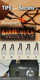 pyrography wood burning tips and tools