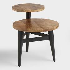 Wood And Metal Multi Level Accent Table Accent Table Wood Accent Table Table