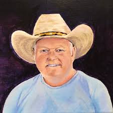 The Peanut Gallery 🎨 I do a variety of portraits. The "black and white"  portrait is my aunt and uncle, way back in the 1940s. The colors are black,  white, and about