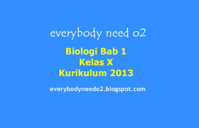 Maybe you would like to learn more about one of these? Biologi Bab 1 Kelas X Kurikulum 2013