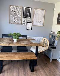 I think the answer is to steer as far away from matching table and chair sets as possible. The Top 87 Dining Room Wall Decor Ideas Interior Home And Design