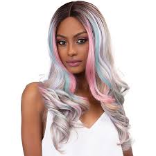 Janet Collection Synthetic Deep Part Color Me Lace Front Wig Lovely