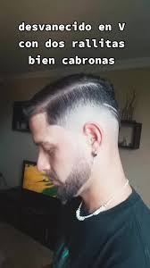 Fade En V Con Dos Rayas