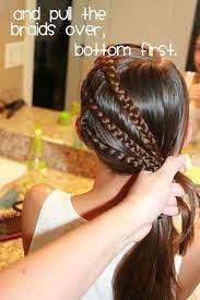 Hair Today Triple Braid To A Side Ponytail Hair Styles Little Girl Hairstyles Kids Hairstyles