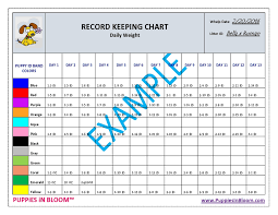 Downloadable Record Keeping Charts For Breeders