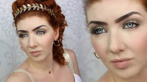 Historically Accurate Makeup Tutorial Ancient Rome Greek Makeup Roman Hair Roman Hairstyles