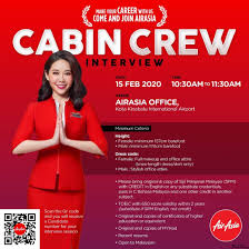 Search new jobs in kota kinabalu: Airasia Cabin Crew Walk In Interview Kota Kinabalu February 2020 Better Aviation