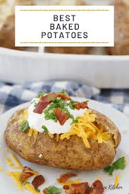 Cook for 45 minutes at 400 degrees f, cook for 60 minutes at 350 degrees f, or cook for 90 minutes at 325 degrees f. The Best Baked Potato Recipe The Carefree Kitchen