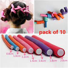 10pcs Set Hair Curler Magic Air Hair Roller Curling Sticks Soft Foam Twist Flexi Rods Hair Diy Styling Tool A3 1223 1y Wish Hair Curlers Curlers Hair Rods