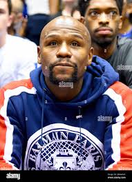 Durham, North Carolina, USA. 02nd June, 2020. Retired Boxing Legend FLOYD  MAYWEATHER attends a Duke Men's basketball game vs. N.C. State
