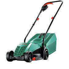 The capacity is only 31 litres but the mower is only designed for small lawns so that's why you get a small capacity box. Buy Bosch Rotak 32 12 32cm Corded Rotary Lawnmower 1200w Lawnmowers Argos